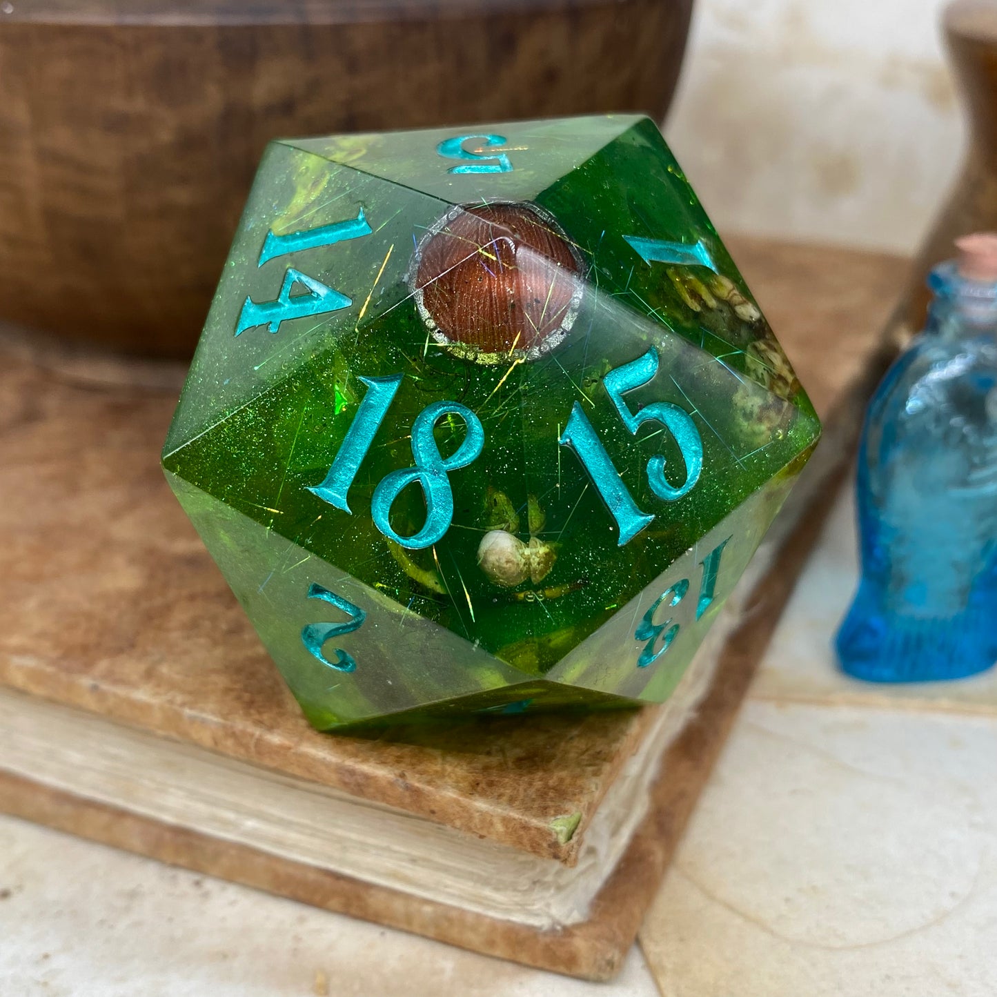 Gelatinous 'Cube' Consumption: Goliath D20 (50mm)