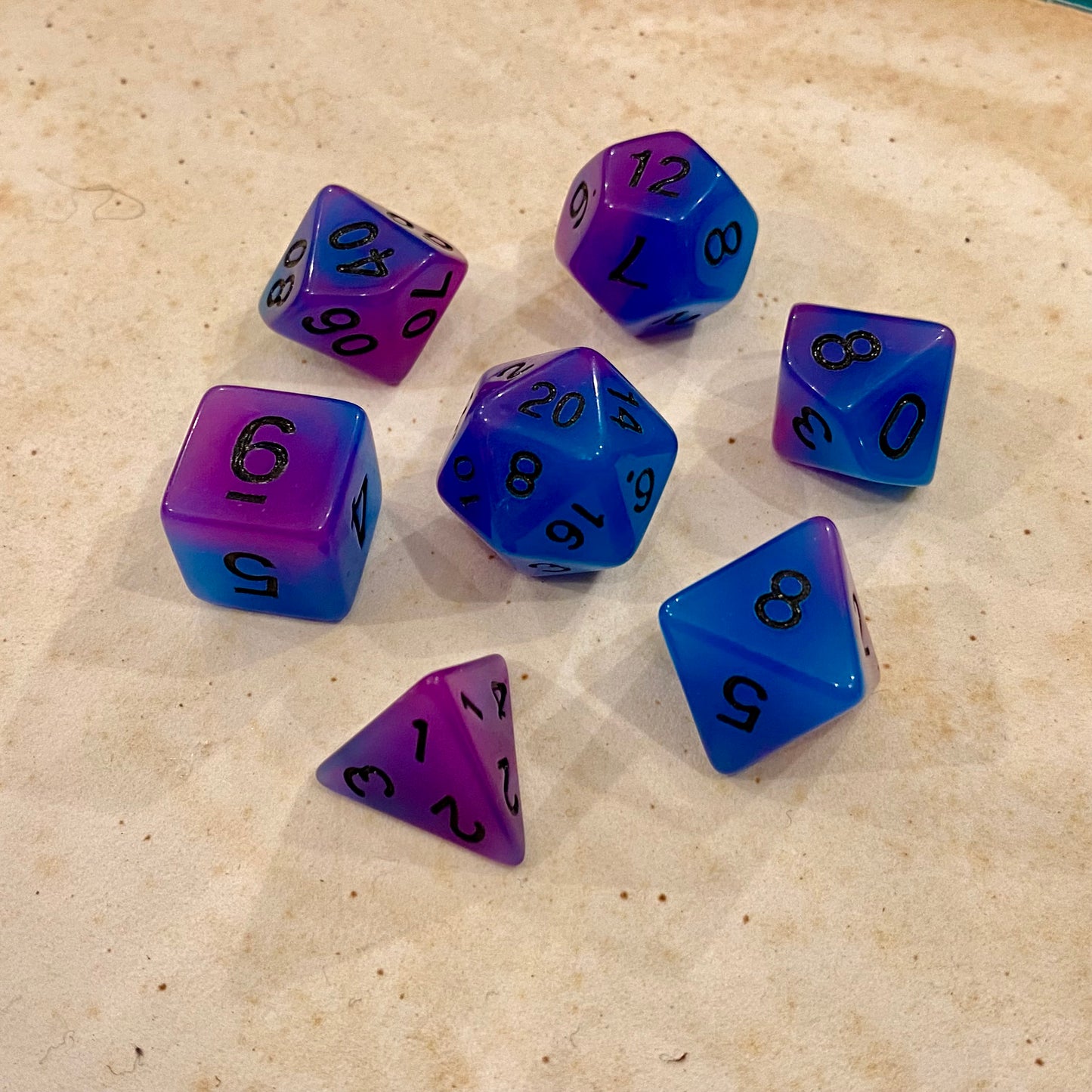 Blue Purple Glow in the Dark