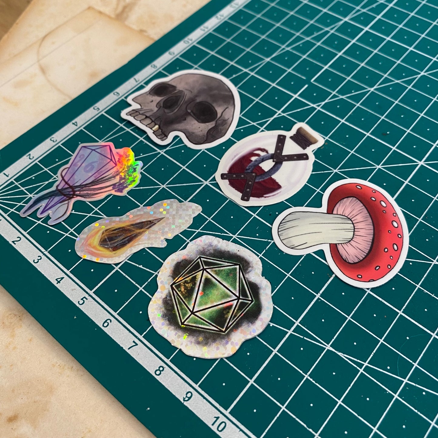 Dice Explorer Sticker Pack