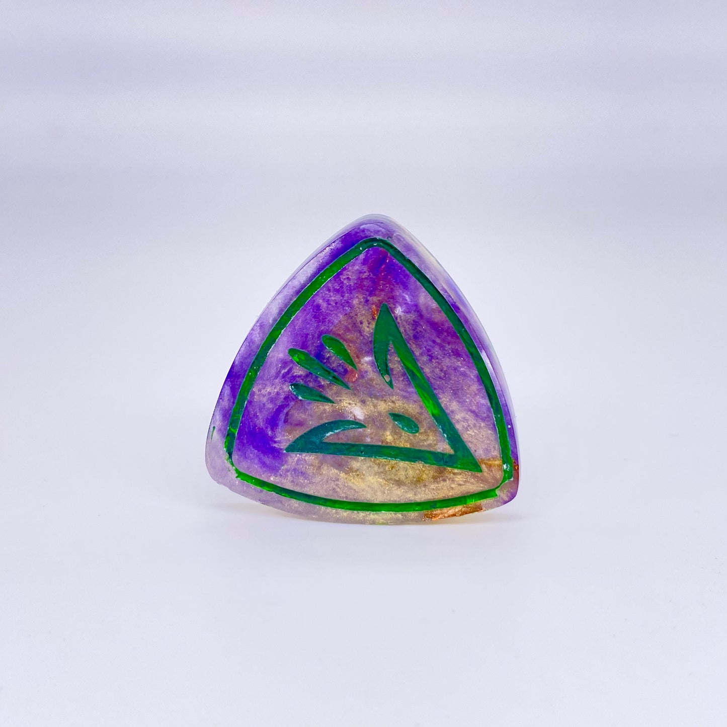Lilac and Gold Scales 8 Piece Set (Alt Shapes)