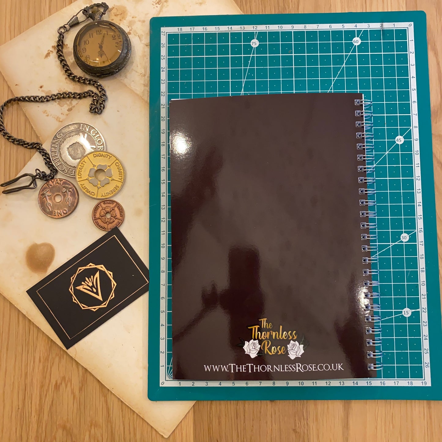 Crystal D6 Wire Bound A5 Notebook