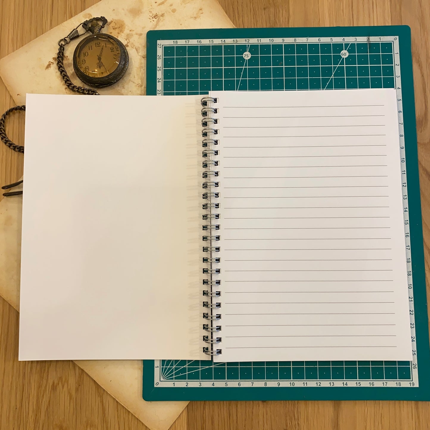 Crystal D6 Wire Bound A5 Notebook