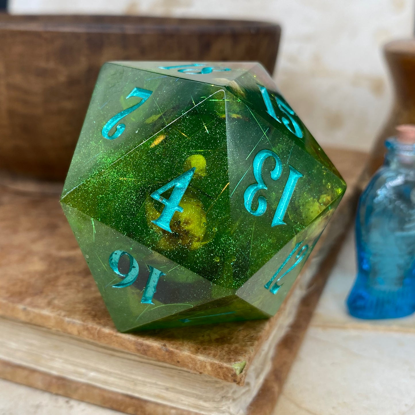 Gelatinous 'Cube' Consumption: Goliath D20 (50mm)