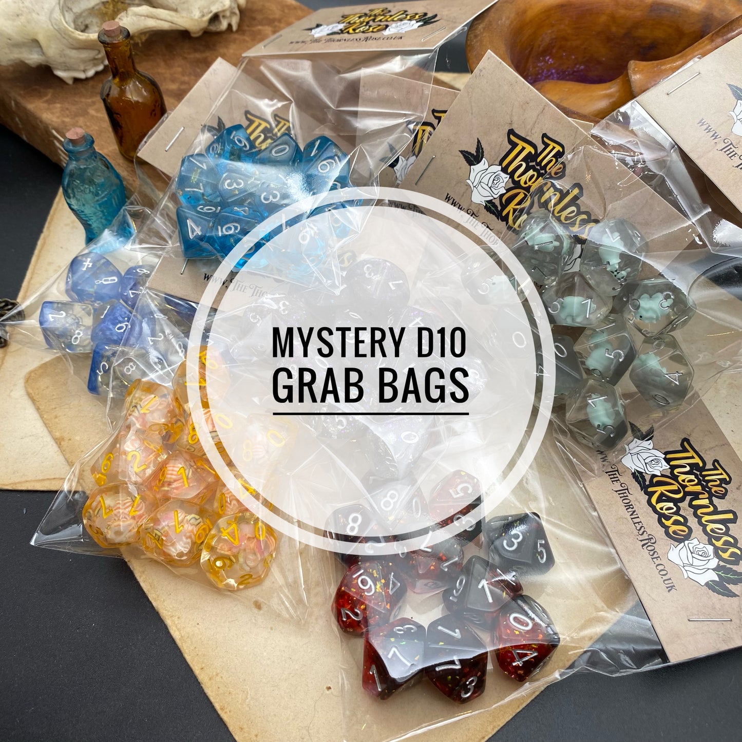 Mystery Set of 10 D10s