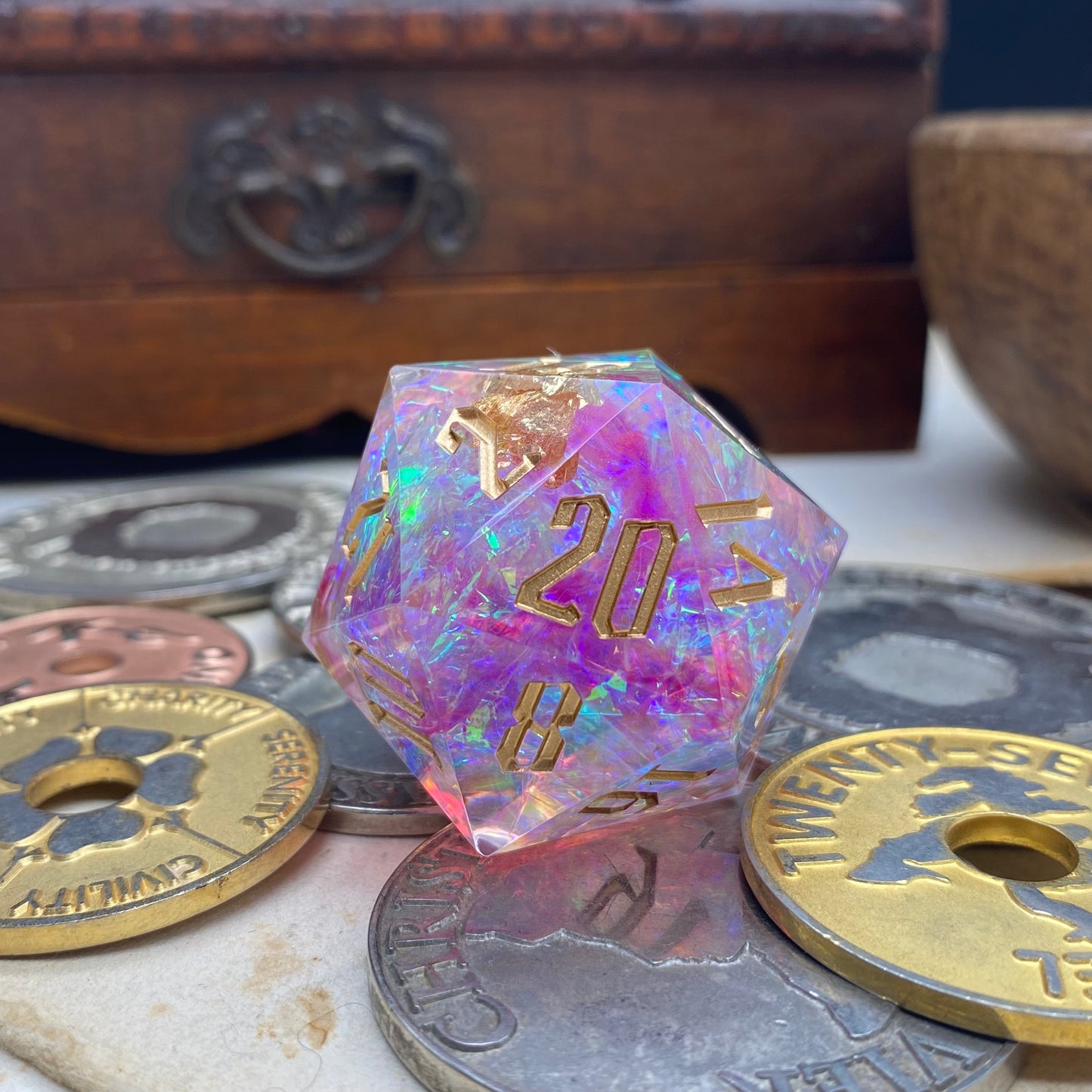 Cherry Blossom Chromatic Chonk 33mm D20