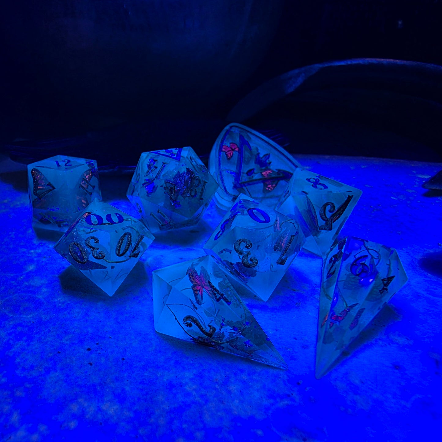Midnight Butterfly Garden 8 Piece Set (Glows in the Dark)