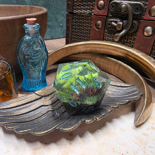 Dinosaur 30mm Chonk D20 - Green