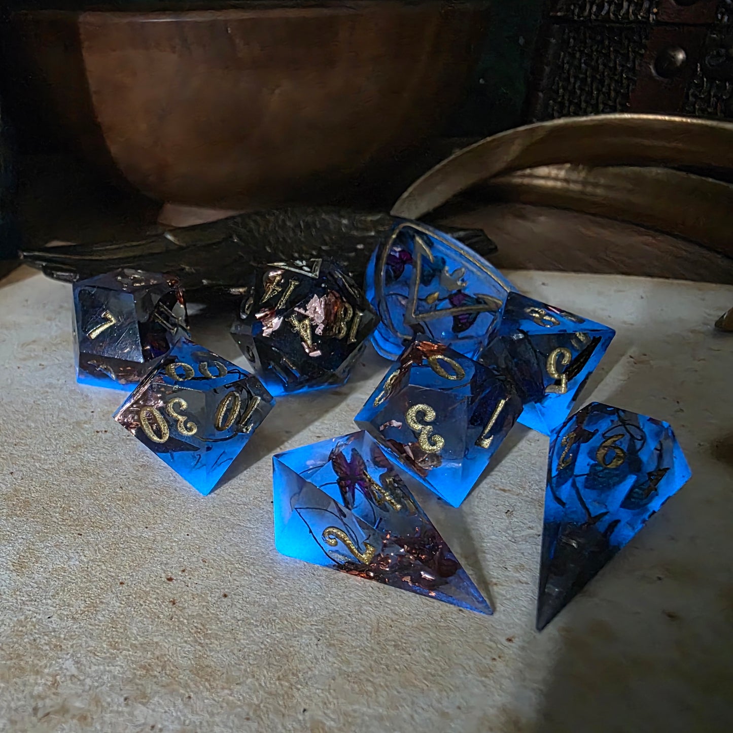 Midnight Butterfly Garden 8 Piece Set (Glows in the Dark)