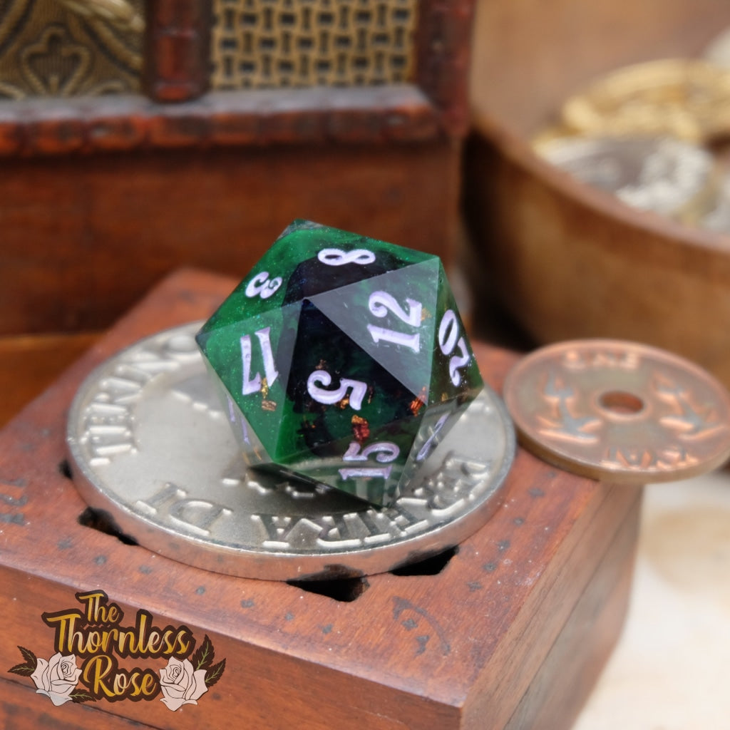 Alchemist Dream 30Mm Chonk D20 Handmade Dice