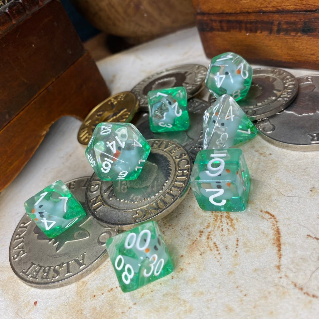 Ducks - Blue Standard Dice
