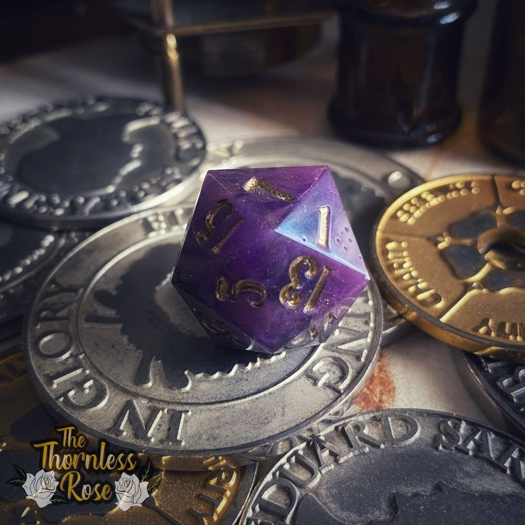 Empire Of Stars 8 Piece Set Handmade Dice