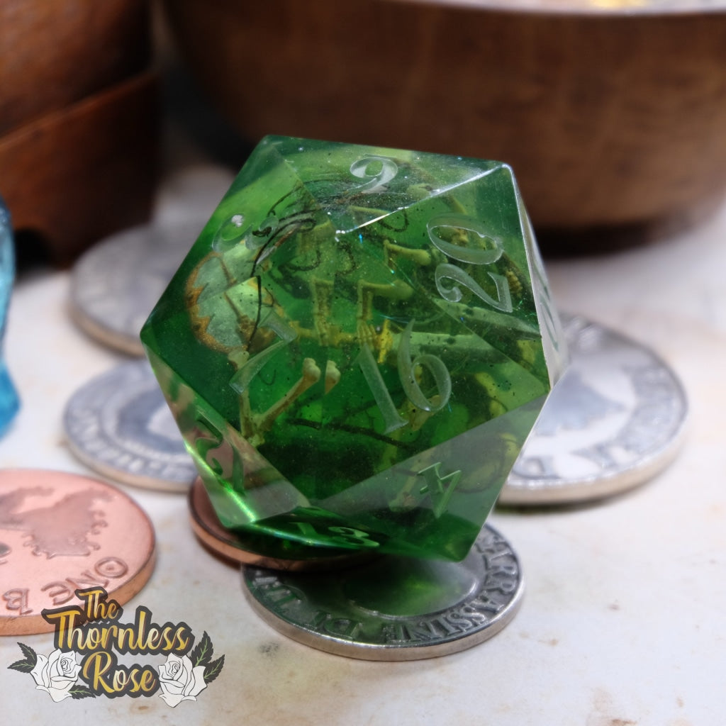 Gelatinous Cube: Goliath D20 (50Mm) Handmade Dice