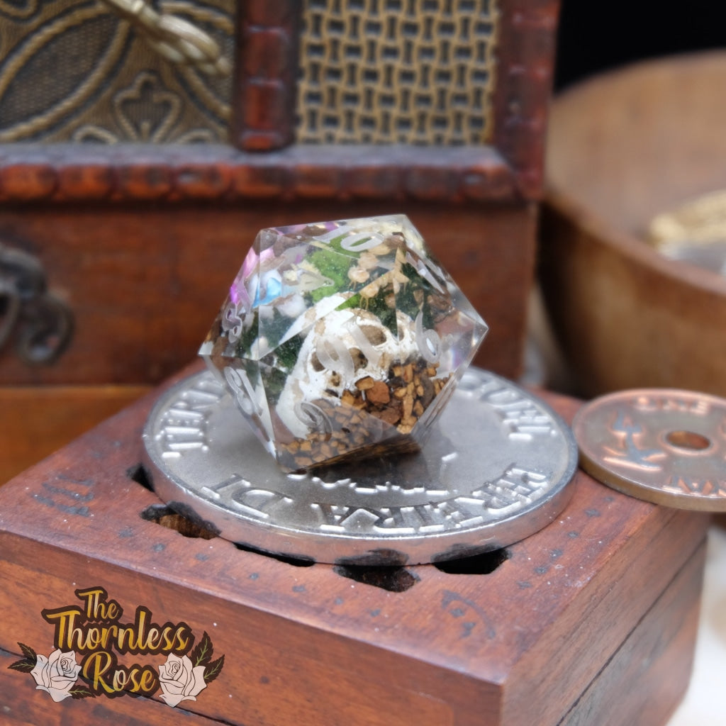 Heads Will Roll 30Mm Chonk D20 Handmade Dice
