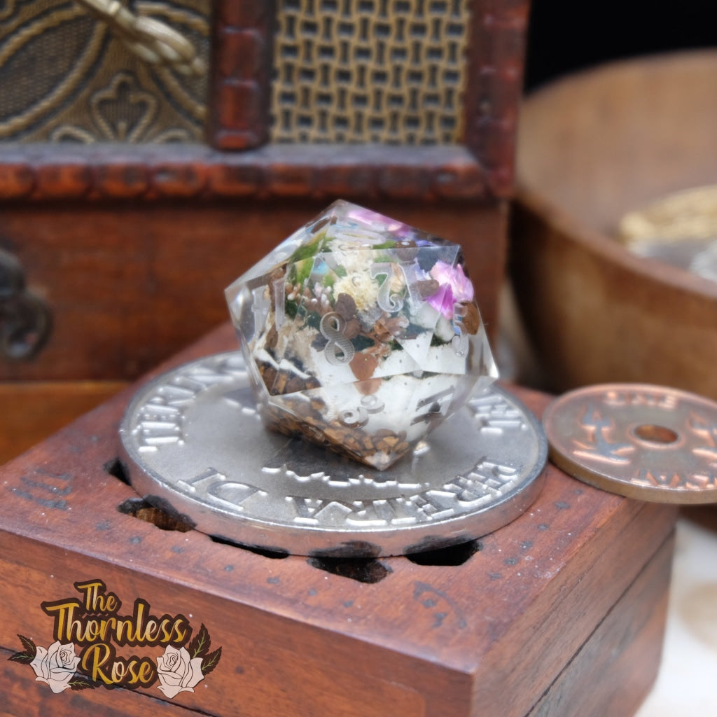 Heads Will Roll 30Mm Chonk D20 Handmade Dice