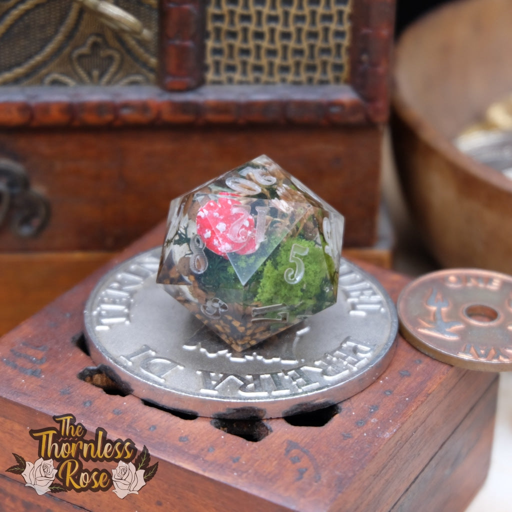Heads Will Roll 30Mm Chonk D20 Handmade Dice