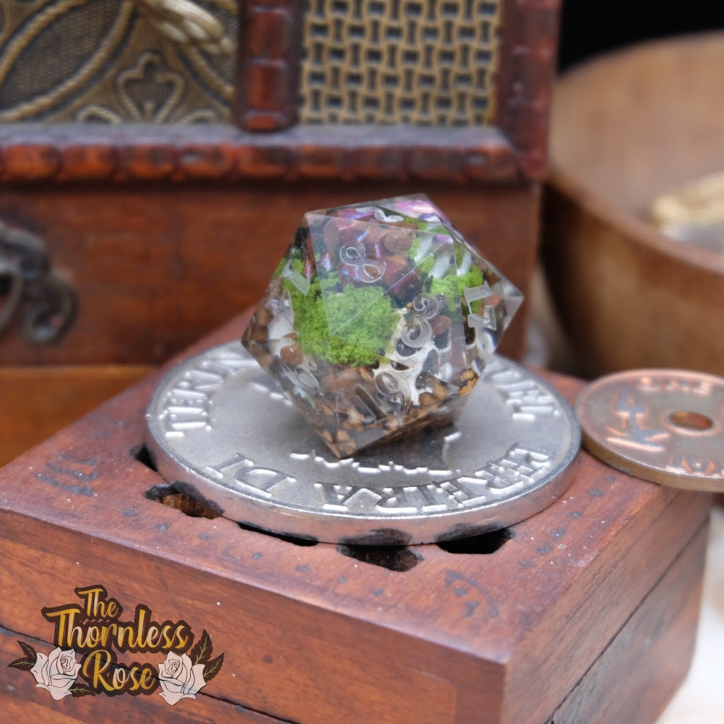 Heads Will Roll 30Mm Chonk D20 Handmade Dice