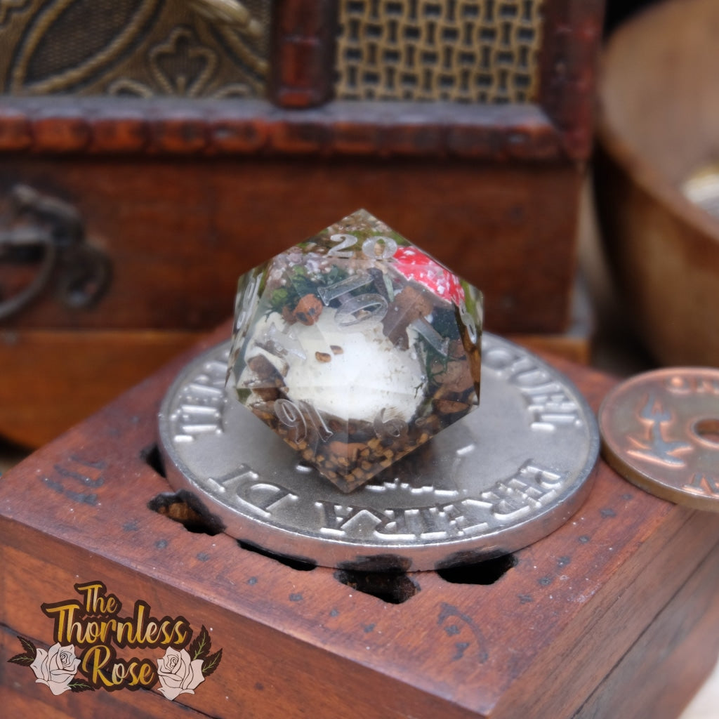 Heads Will Roll 30Mm Chonk D20 Handmade Dice