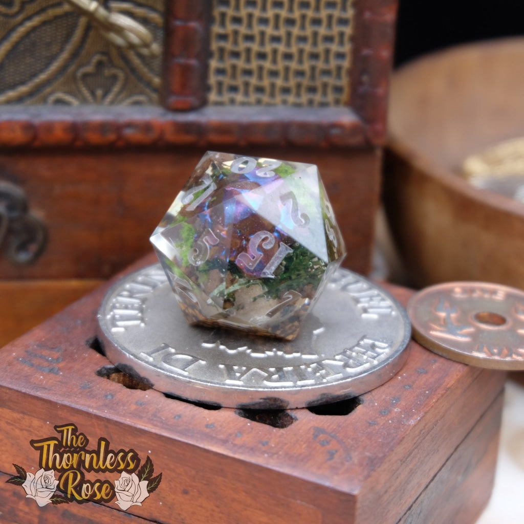 Heads Will Roll 30Mm Chonk D20 Handmade Dice