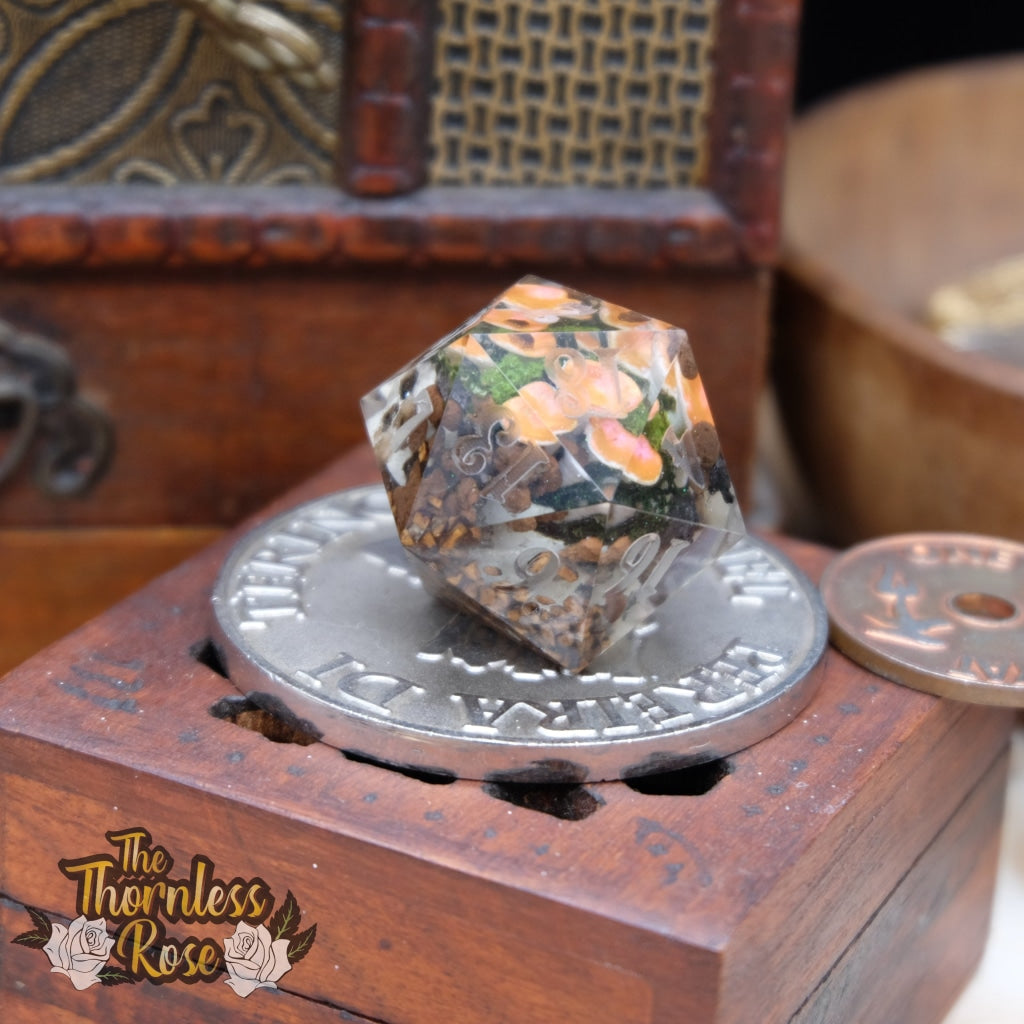 Heads Will Roll 30Mm Chonk D20 Handmade Dice