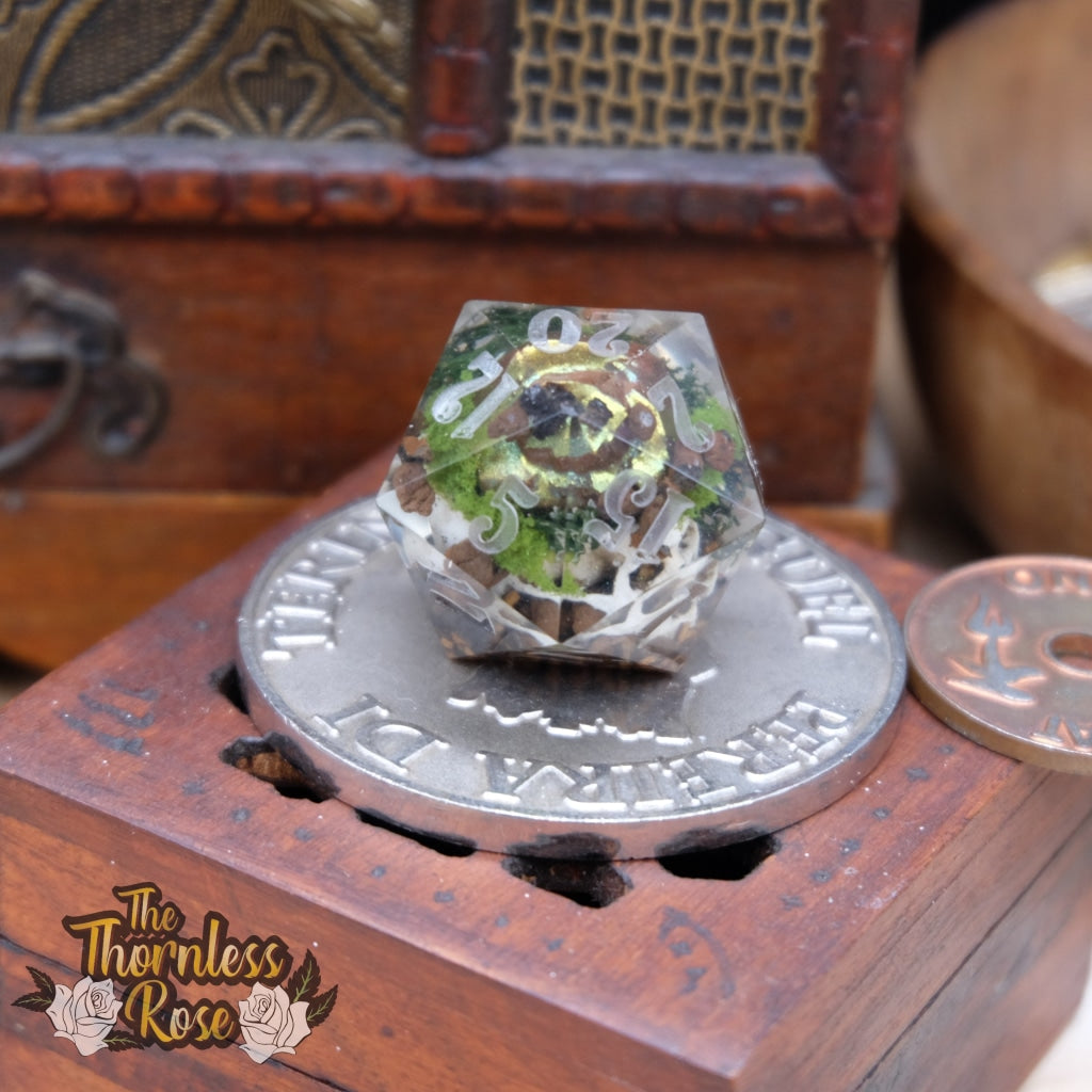 Heads Will Roll 30Mm Chonk D20 Handmade Dice
