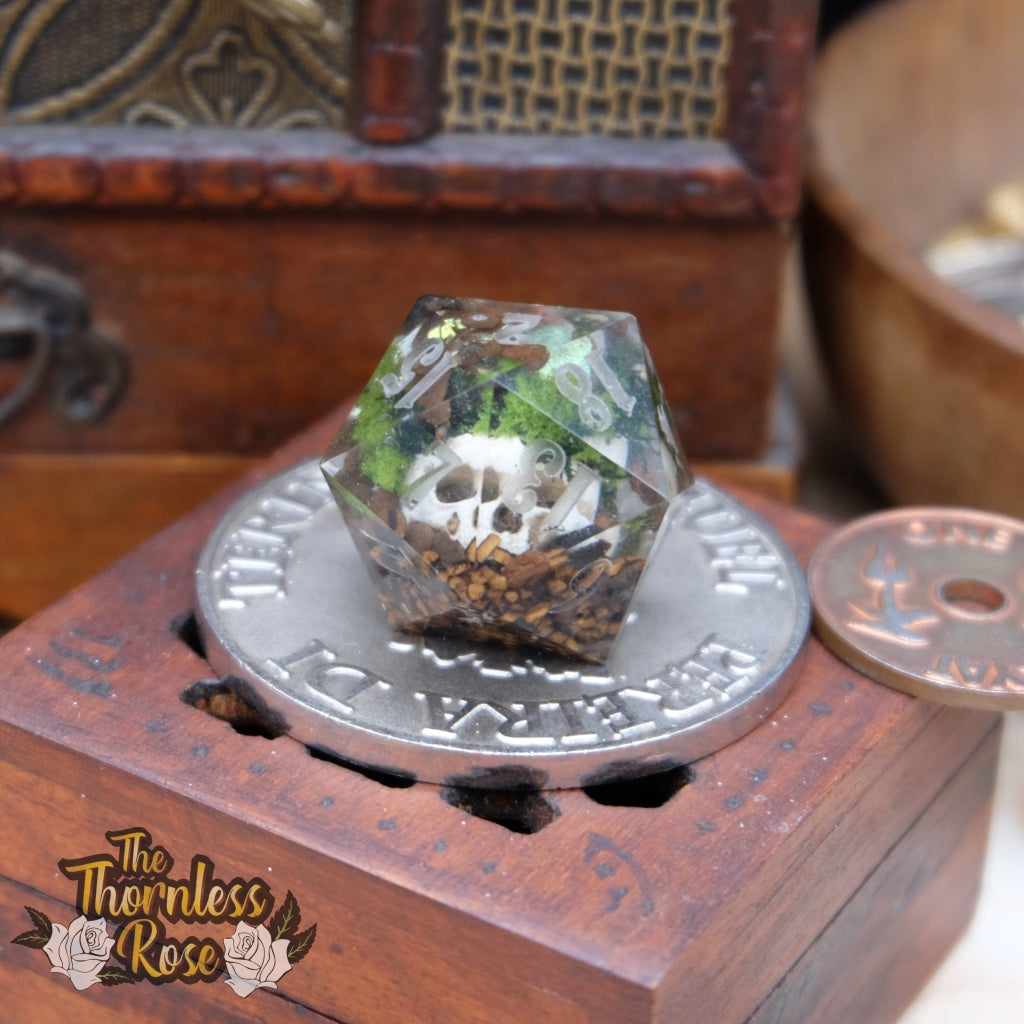 Heads Will Roll 30Mm Chonk D20 Handmade Dice