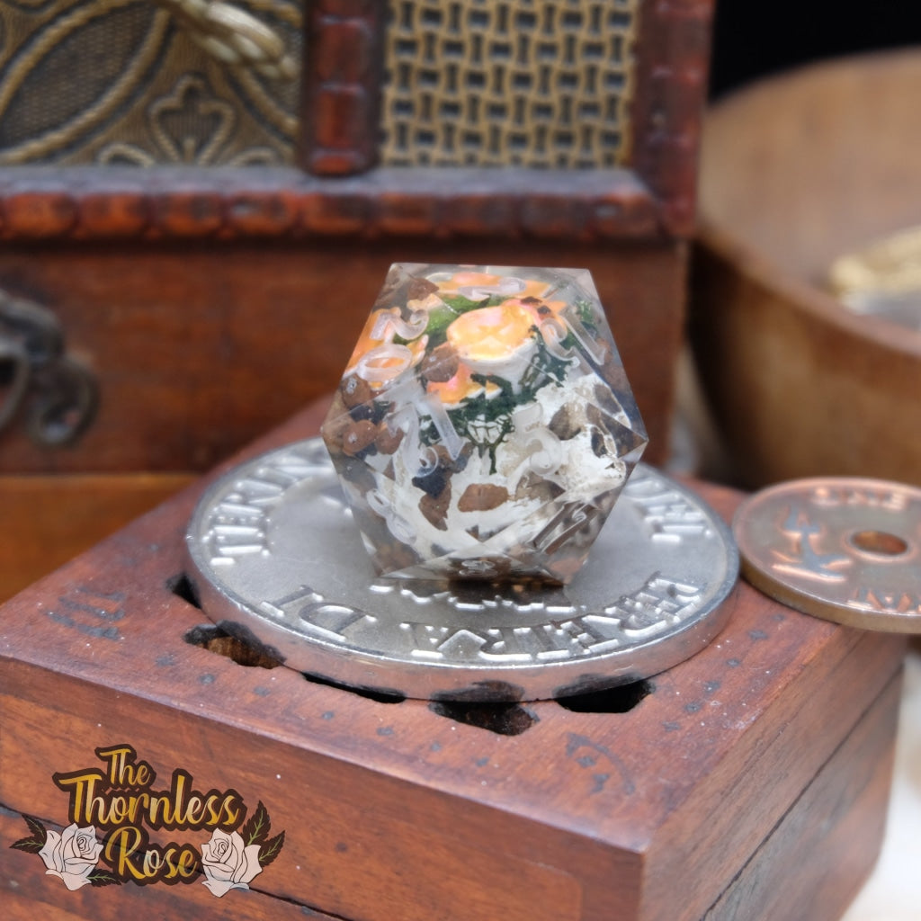 Heads Will Roll 30Mm Chonk D20 Handmade Dice