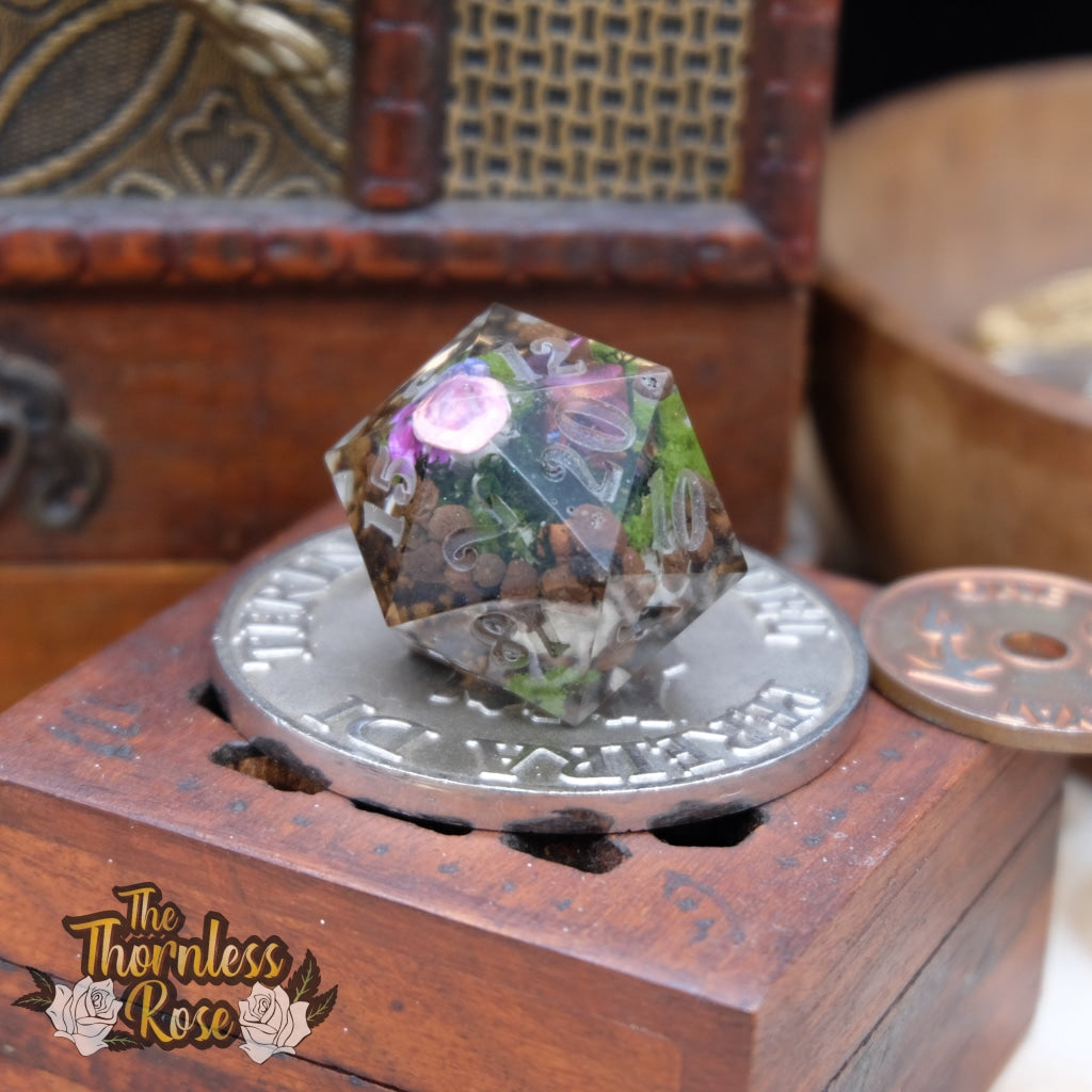 Heads Will Roll 30Mm Chonk D20 Handmade Dice