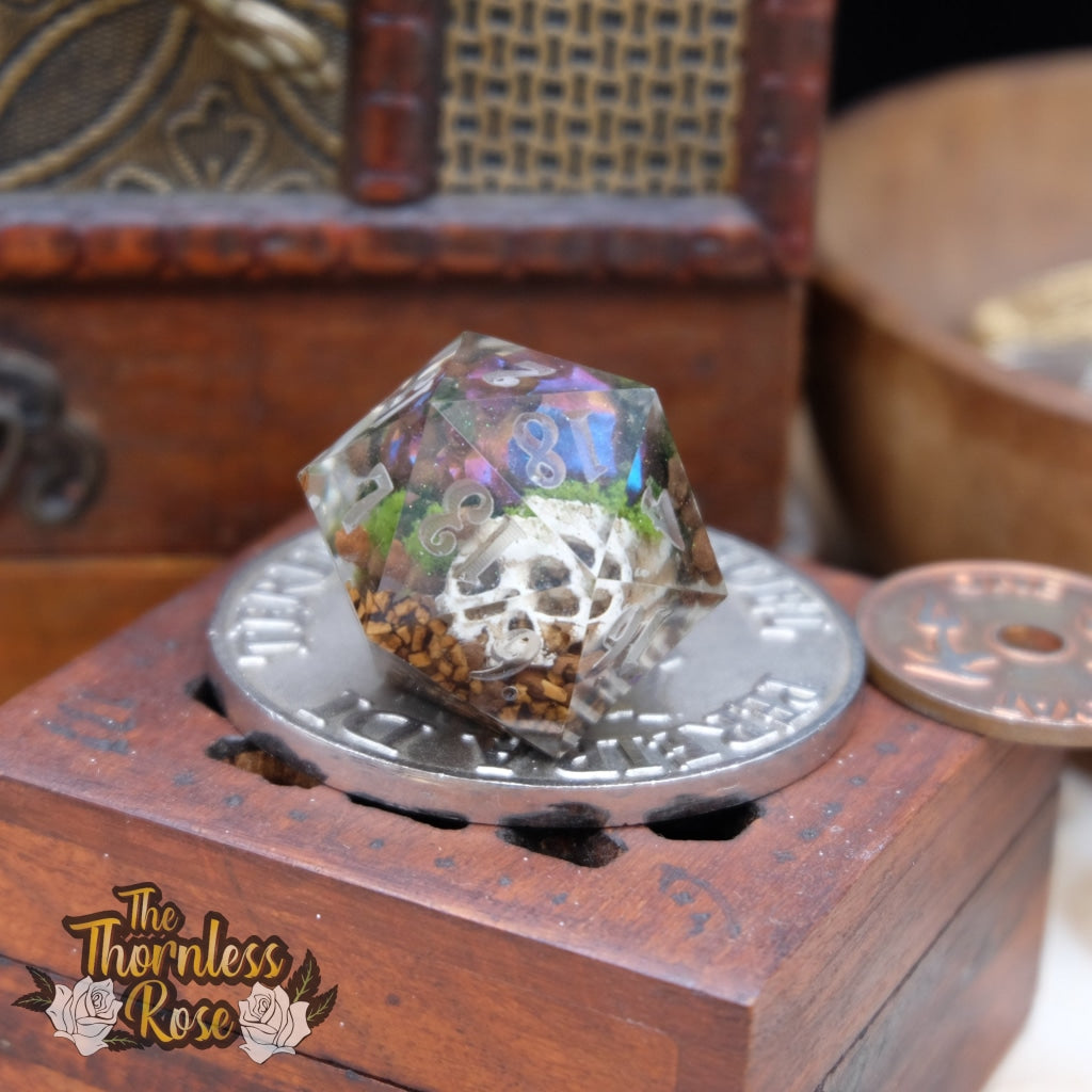 Heads Will Roll 30Mm Chonk D20 Handmade Dice