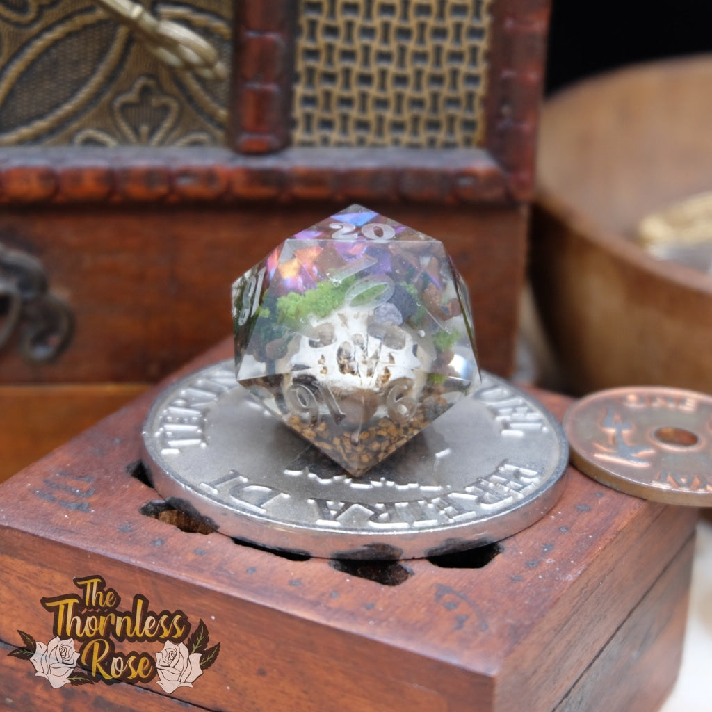 Heads Will Roll 30Mm Chonk D20 Handmade Dice