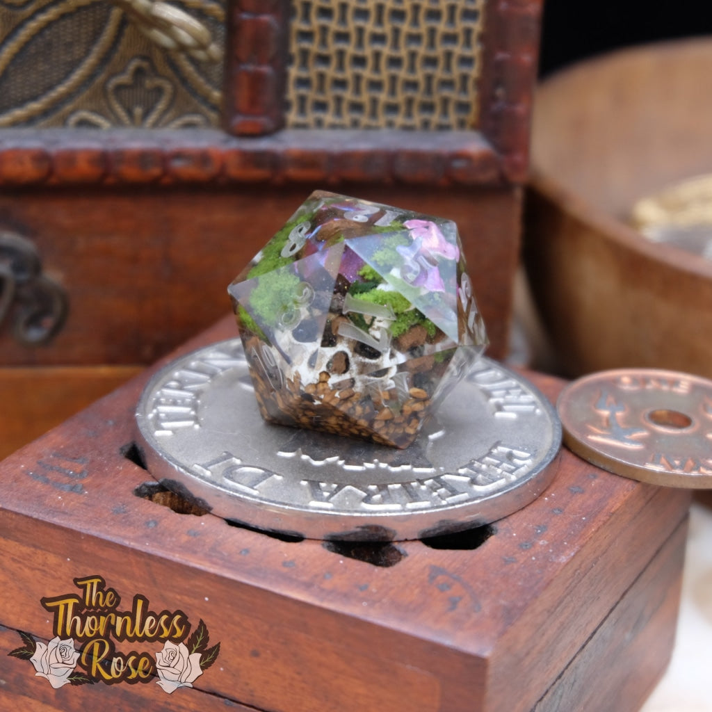 Heads Will Roll 30Mm Chonk D20 Handmade Dice