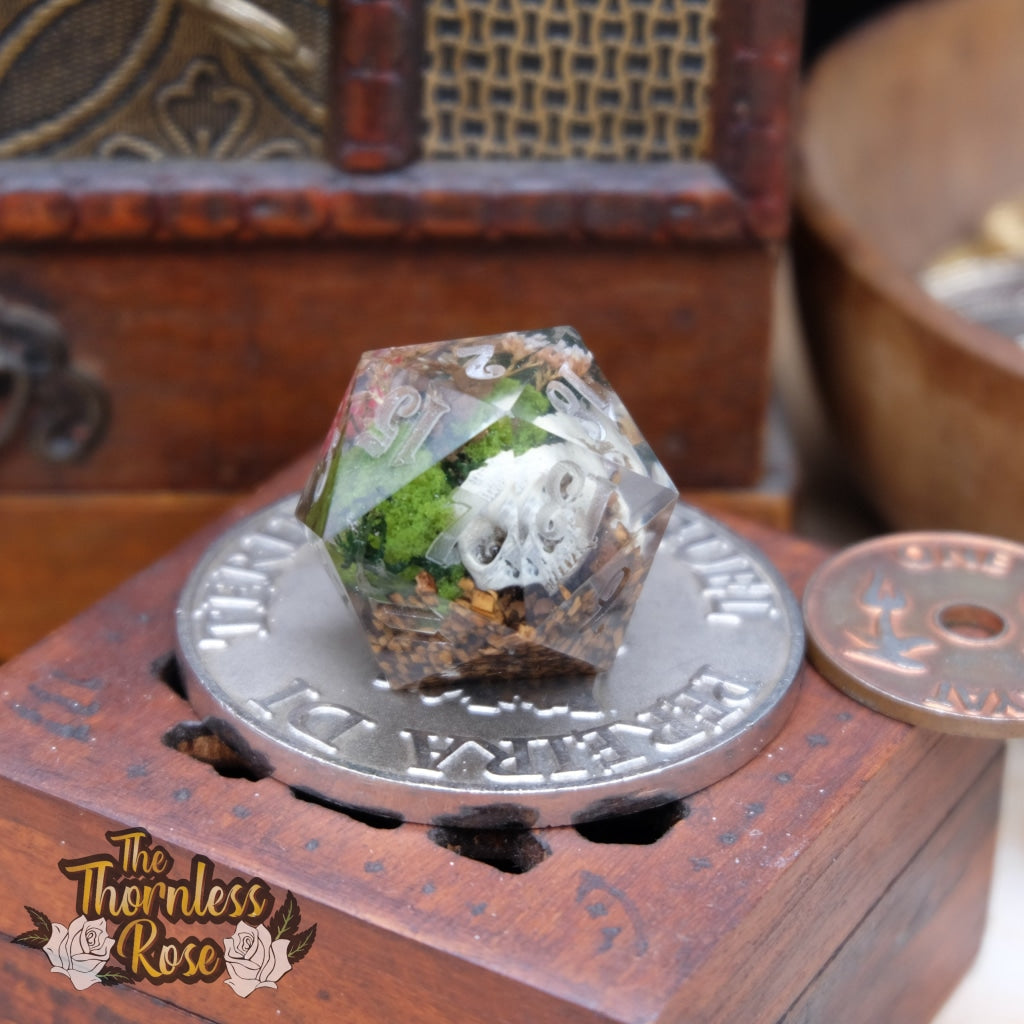 Heads Will Roll 30Mm Chonk D20 Handmade Dice