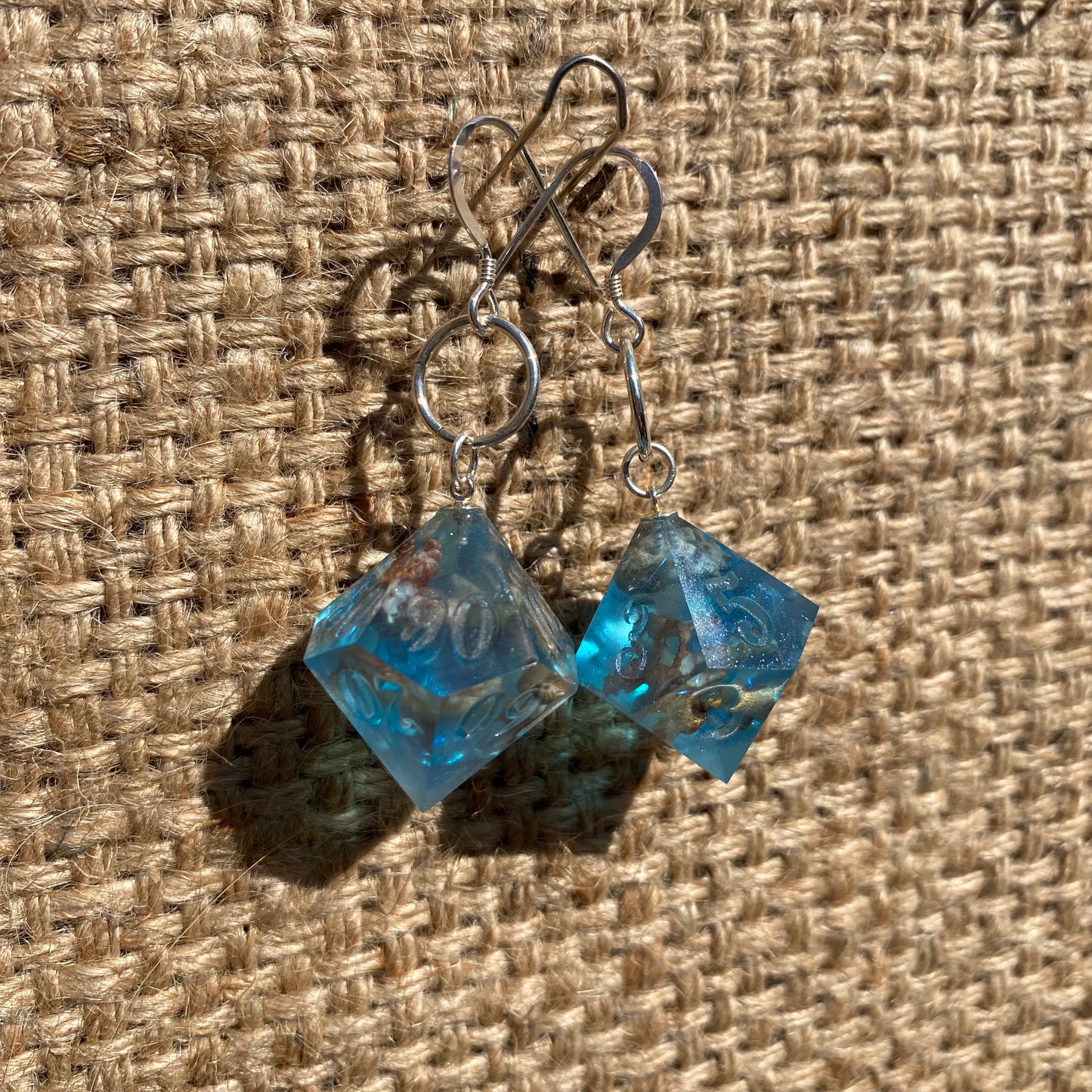 Frozen Bones D10/D% Earrings