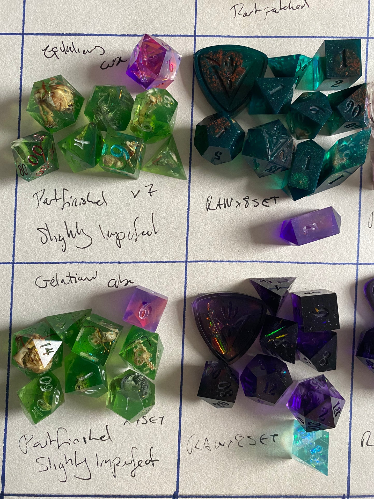 Mystery Raw Dice Set