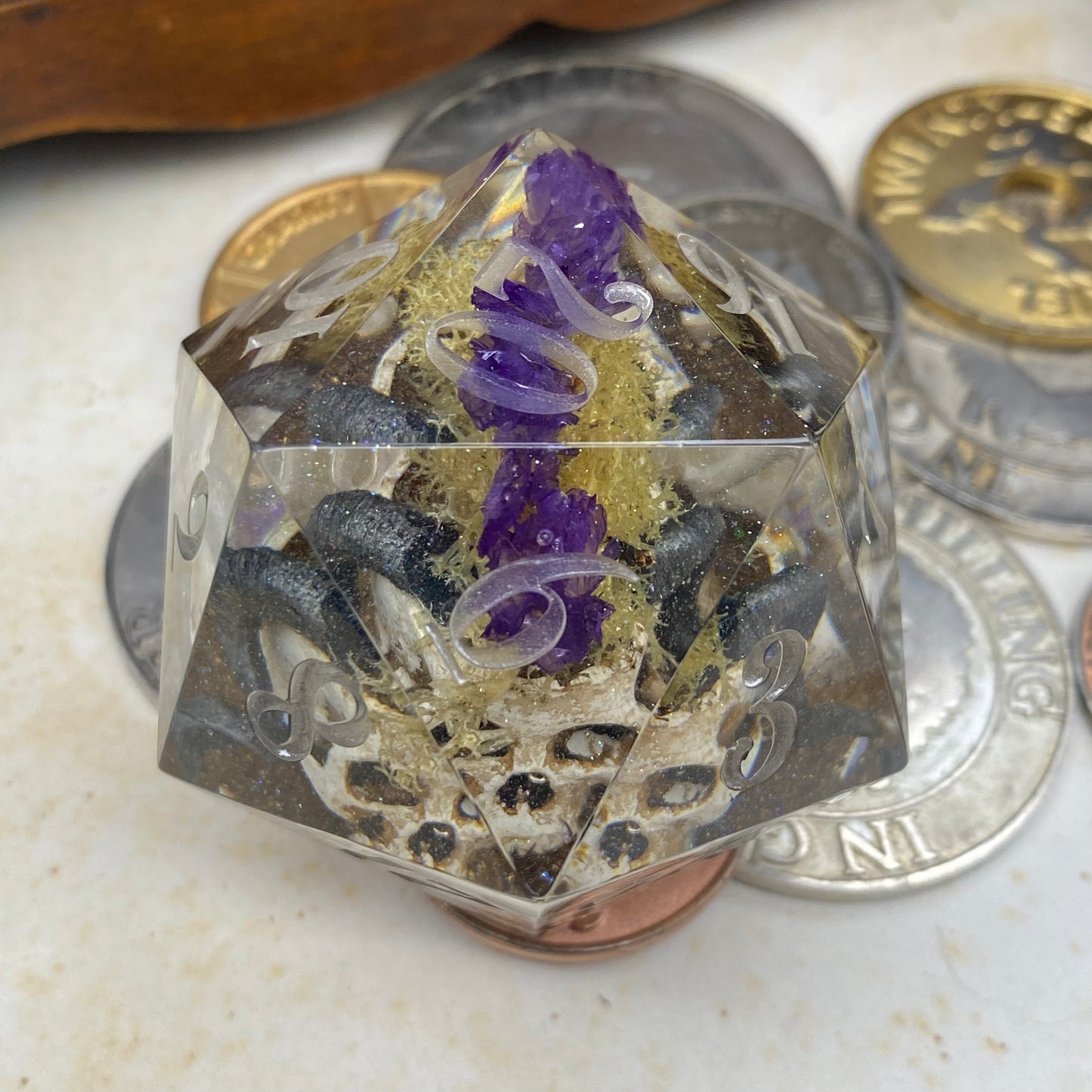 Floral Skull - Sid Goliath D20