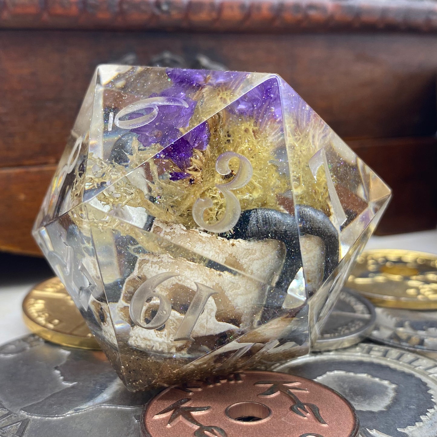 Floral Skull - Sid Goliath D20