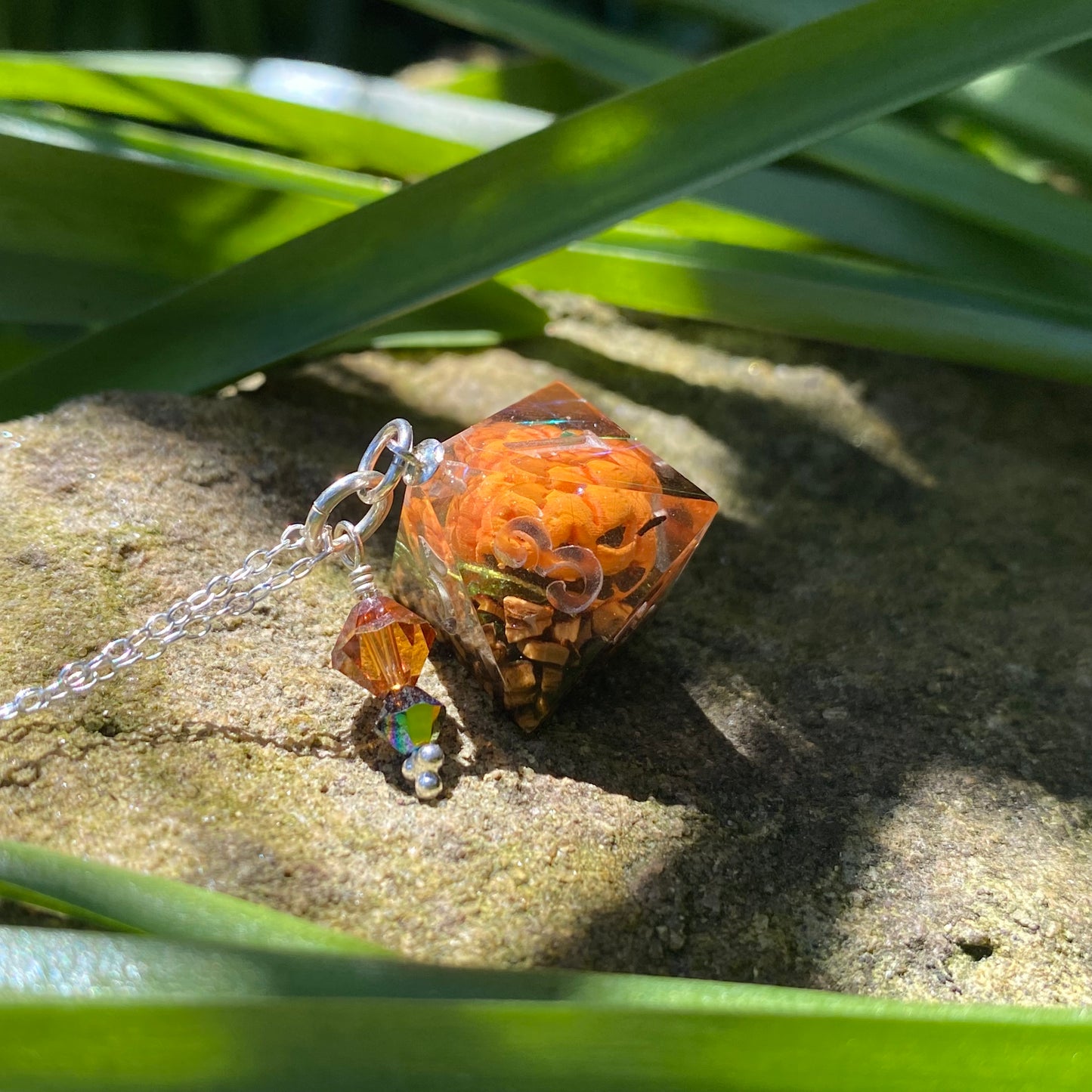 Cursed Pumpkin D8 Pendant
