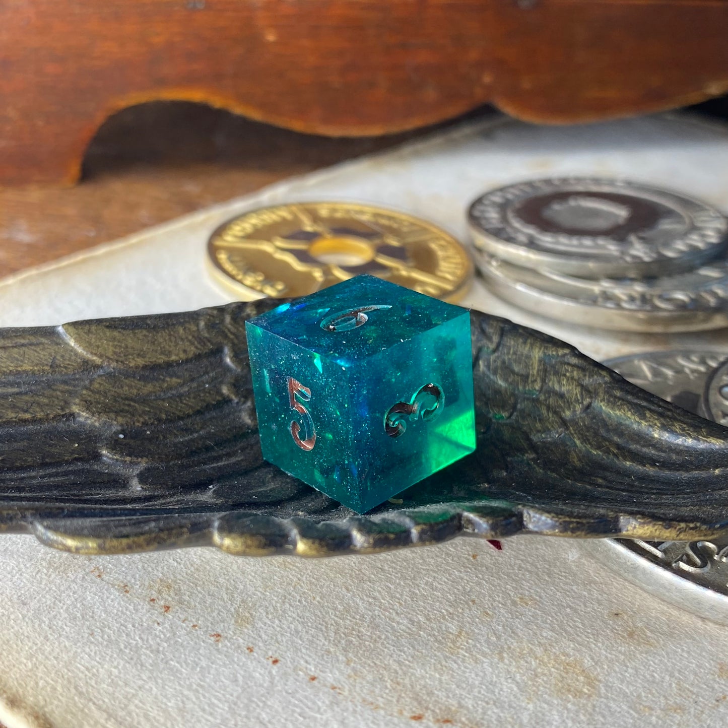 Shimmering Green D6