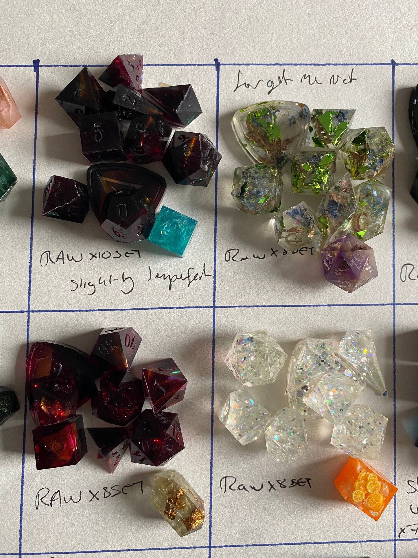 Mystery Raw Dice Set