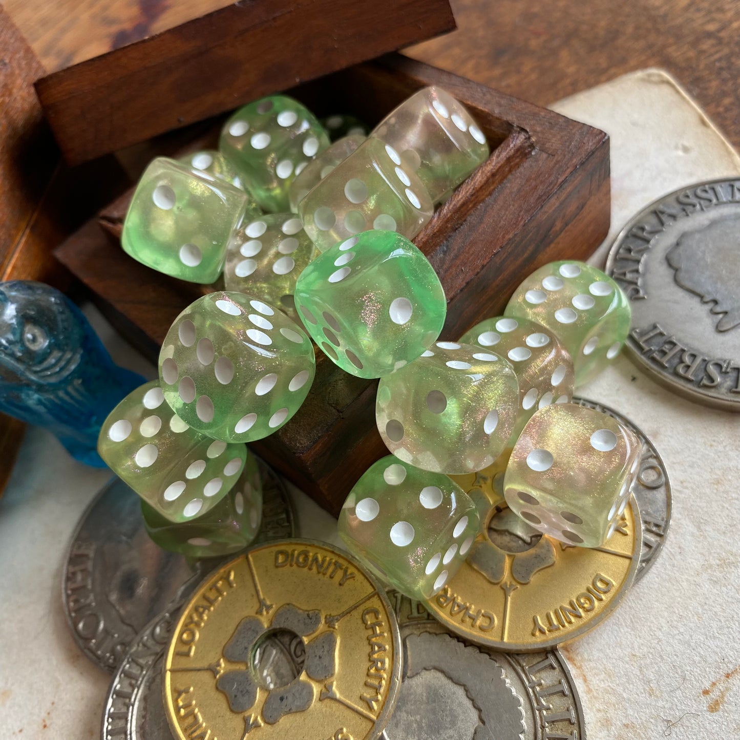 Spring Green D6 Pip