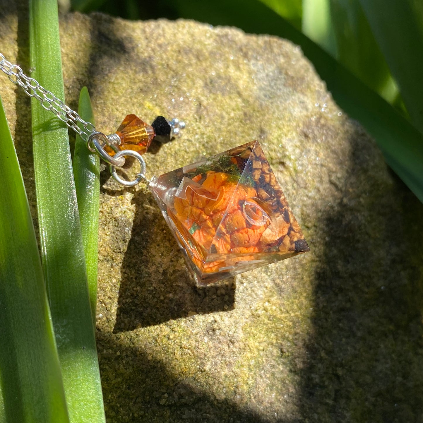 Cursed Pumpkin D8 Pendant