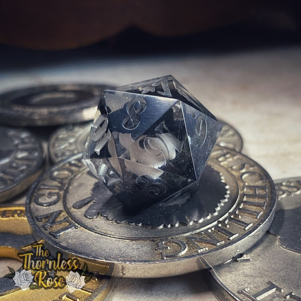 Plague Doctor D20 Handmade Dice