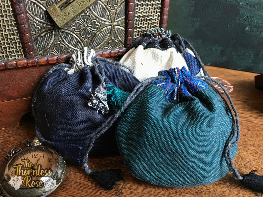 Plain Cotton Drawstring Pouches Pouch