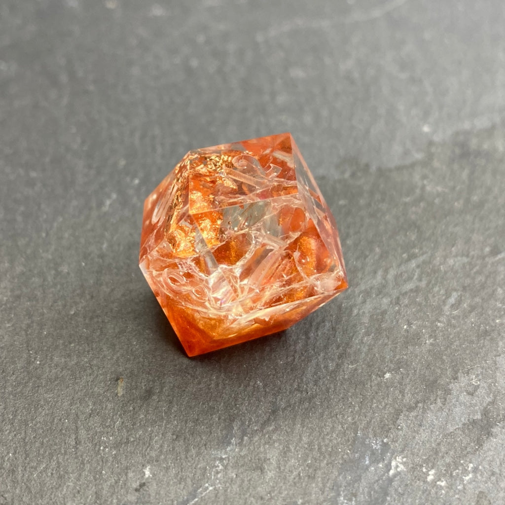 Red Dragon D12 Handmade Dice