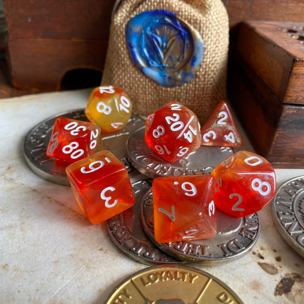 Suns Ember Standard Dice