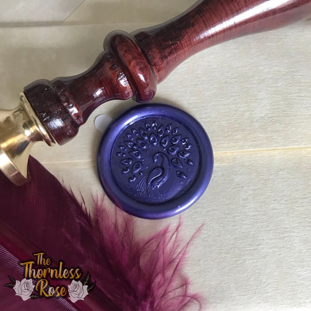 Wax Seal Letter Writting Set The Peacock