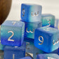 Layered Blue Sea Glass Effect D6