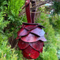 Leather Pinecone Bag
