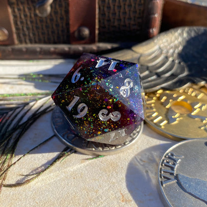 Glitter party 30mm Chonk D20