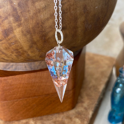 Forget-me-not D6 Pendant