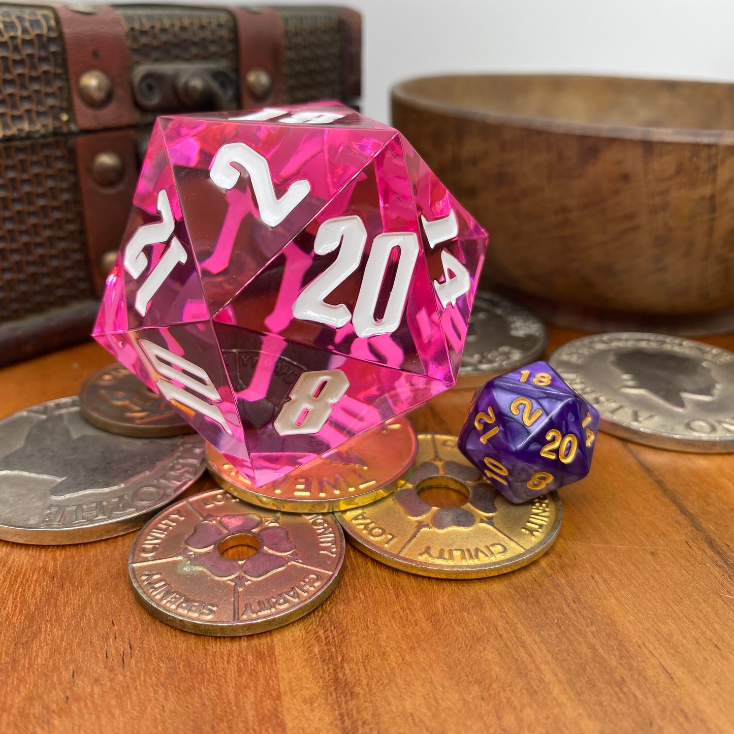 The Big One: Pink - 55mm Goliath D20